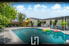 Exclusive Retreat 5BR, Heated Pool, Games, BBQ and Fun L71